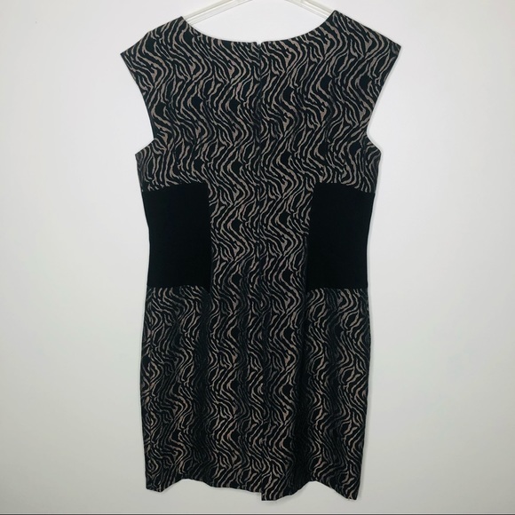 Antonio Melani Animal Print Sleeveless Dress SZ 14 - Picture 12 of 12